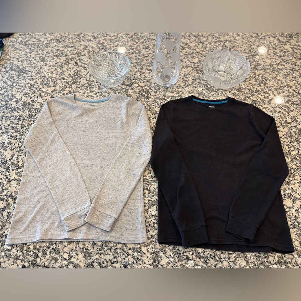 (2) Boys SONOMA brand Thermal Shirts - Size Youth XL